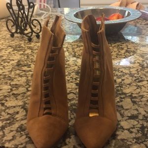 Suede Booties- 7.5 —like new!